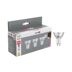 Żarówka LED 3 szt. GU10 7,5 W  86 W 850 lm Neutralna biel Lexman
