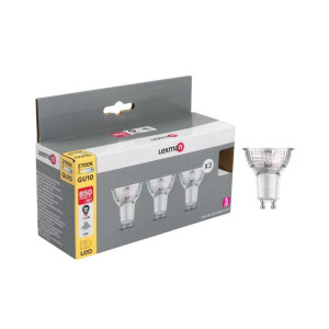 Żarówka LED 3 szt. GU10 7,5 W  86 W 850 lm Ciepła biel Lexman