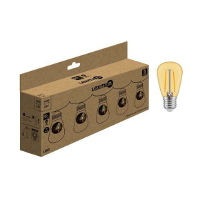 Żarówka dekoracyjna LED zestaw 5 szt. E27 1,5 W  10 W 90 lm Lexman