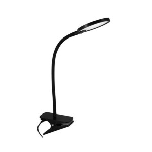 Lampka z klipsem Starla czarny LED Inspire