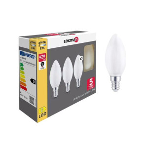 Żarówka LED 3 szt. E14 3,4 W  40 W 470 lm Ciepła biel Lexman