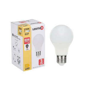 Żarówka LED E27 7.3 W  60 W 806 lm Ciepła biel Lexman
