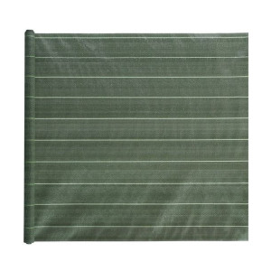 Tkanina czarno-zielona ściółkująca 1x10 m 90g/m2 Geolia