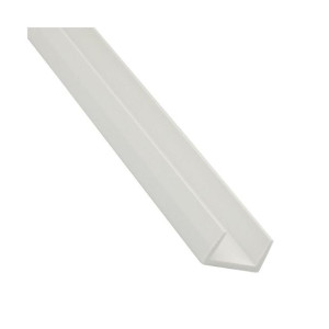 Ceownik PVC 2.6 mx10x10 mm matowy biały Standers