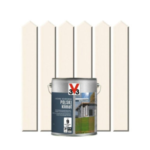 Lazura do drewna POLSKI KLIMAT WSPÓŁCZESNA 2.5 l Biały cedr V33