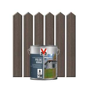 Lazura do drewna POLSKI KLIMAT WSPÓŁCZESNA 0.75 l Srebrny cedr V33