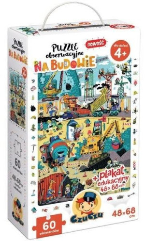 Czuczu Puzzle Obserwacyjne Na Budowie 60 El