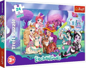 Trefl Puzzle 24 El Maxi Enchantimals Wesoły Świat