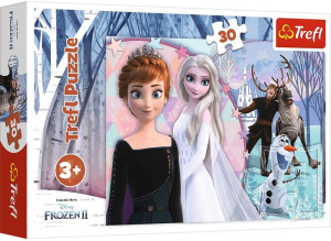 Trefl Puzzle 30el Magiczna Kraina Lodu Frozen 2