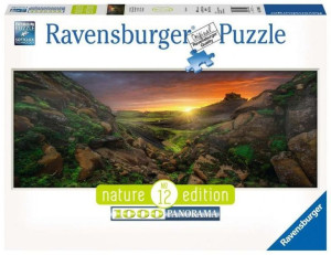 Ravensburger Puzzle 1000el Panorama Słońce Islandi
