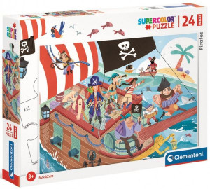 Clementoni Puzzle 24 El Maxi Piraci