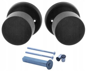 Gałko-gałka Do Furtki Bramki fi 62mm Ruchoma-Stała