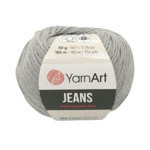 Włóczka YarnArt Jeans- 46- szary
