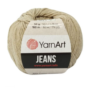 Włóczka YarnArt Jeans- 48- beż