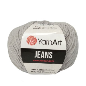Włóczka YarnArt Jeans- 80- popiel