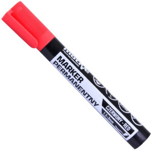 Marker Permanentny Okrągły Czerwony Motive 1szt