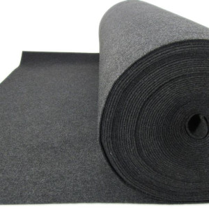Filc 3mm techniczny szer 160cm co50cm Grafit