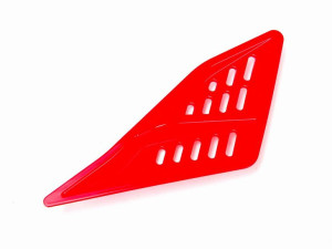Osłona boczna lewa Router DELUX8 /skrzela/ czerwona