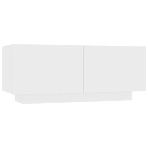 Szafka nocna, biała, 100x35x40 cm, płyta wiórowa