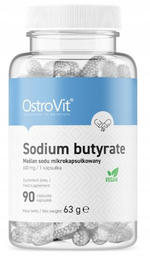 Ostrovit Maślan Sodu Mikrokapsułkowany 600 Mg 90 K