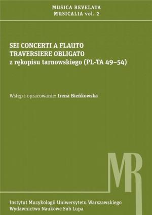 Sei concerti a flauto traversiere obligato... Irena Bieńkowska