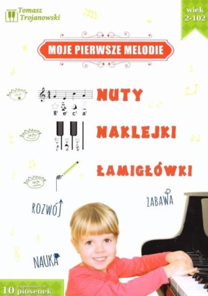 Moje pierwsze melodie na fortepian z naklejkami Tomasz Trojanowski