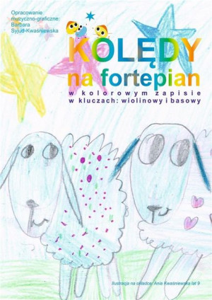 Kolędy na fortepian w kluczu wiolinowym i basowym Syjud-Kwaśniewska