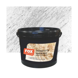 Efekt dekoracyjny TRAWERTYN WAPIENNY 10 kg Biały FOX