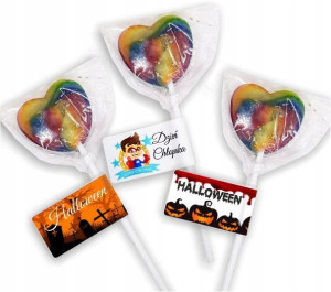10 szt. LIZAK Dzień Chłopaka Halloween Słodycze