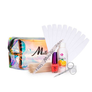 Zestaw do manicure klasycznego z wodoodporną kosmetyczką Summer tourist Mol