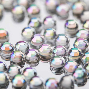 Ozdoba do paznokci cyrkonie imitacja szkła opalizujące 3 mm 100 szt Nr 1