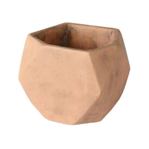 Osłonka doniczki cementowa Elof 12cm ceglasta