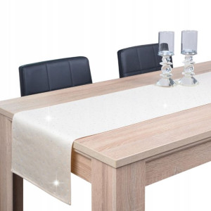 pas dekoracyjny PLAMOODPORNY SZAFIR 40x140 BEŻOWY