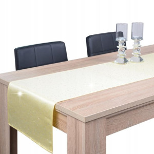 pas dekoracyjny plamoodporny SZAFIR 40x160 żółty j