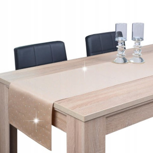 pas dekoracyjny plamoodporny SZAFIR 40x180 kakaowy