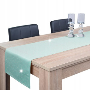 pas dekoracyjny plamoodporny SZAFIR 40x180 miętowy