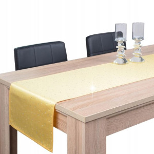 pas dekoracyjny plamoodporny SZAFIR 40x180 żółty c