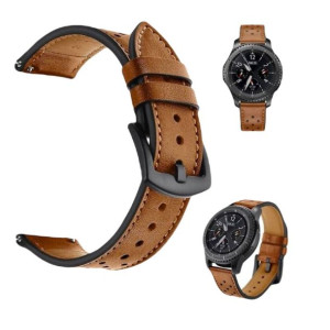 Skórzany Pasek 22mm Do Zegarka Smartwatcha +2 Piny