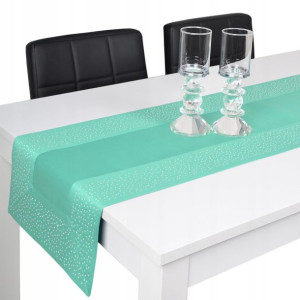 pas dekoracyjny SZMARAGD 40x220 miętowy, cyrkonie