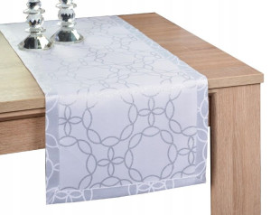 pas dwustronny plamoodporny MODERN 40x140 biały