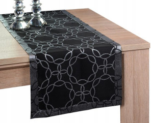 pas dwustronny plamoodporny MODERN 40x140 czarny