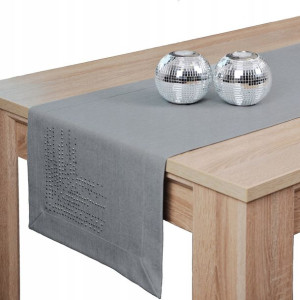 pas PANAMA DECOR dżety 40x140 plamoodporny popiel