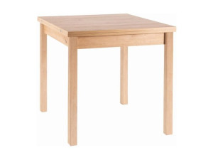 Stół rozkładany kwadratowy 80 FLIP dąb artisan