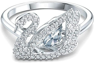 SWAROVSKI - Pierścionek Dancing Swan r. 58