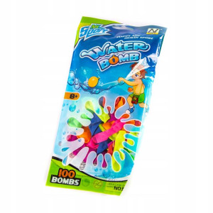 Balony Na Wodę Bomby Wodne 100szt Kolorowy Zestaw