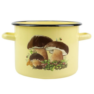 Garnek emaliowany GRZYBKI 4,5l