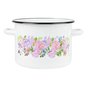 Garnek emaliowany HORTENSJA 4,5l