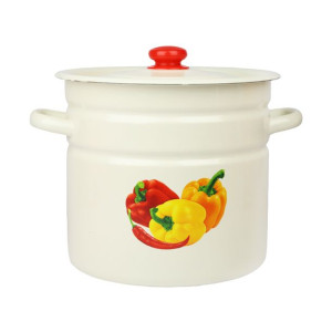 Garnek emaliowany PAPRYKA 12l