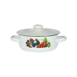 Garnek emaliowany jagody 1,5l