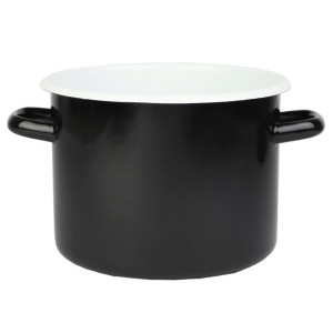 Garnek emaliowany czarny 4,5l